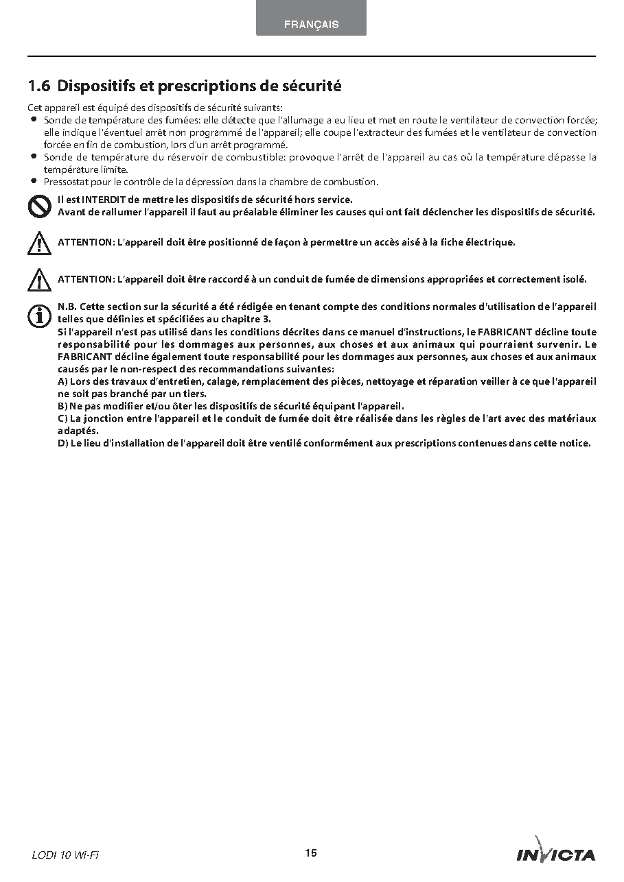 Fiche technique fournisseur