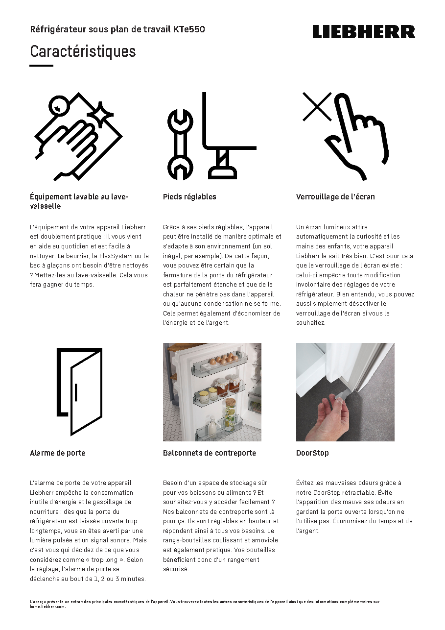 Fiche technique fournisseur