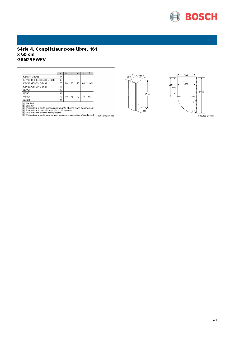 Fiche technique fournisseur