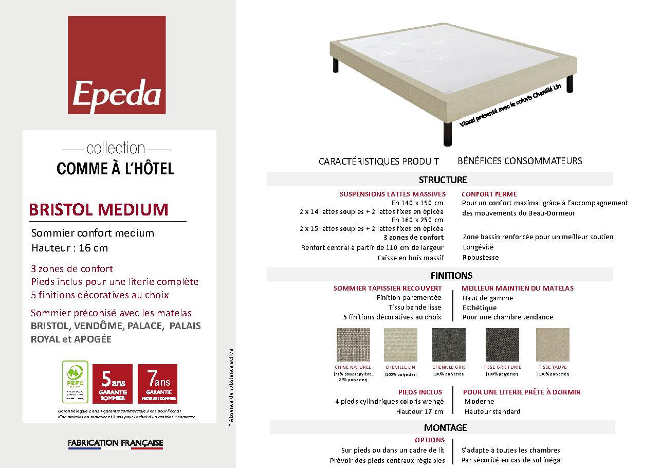 Fiche technique fournisseur