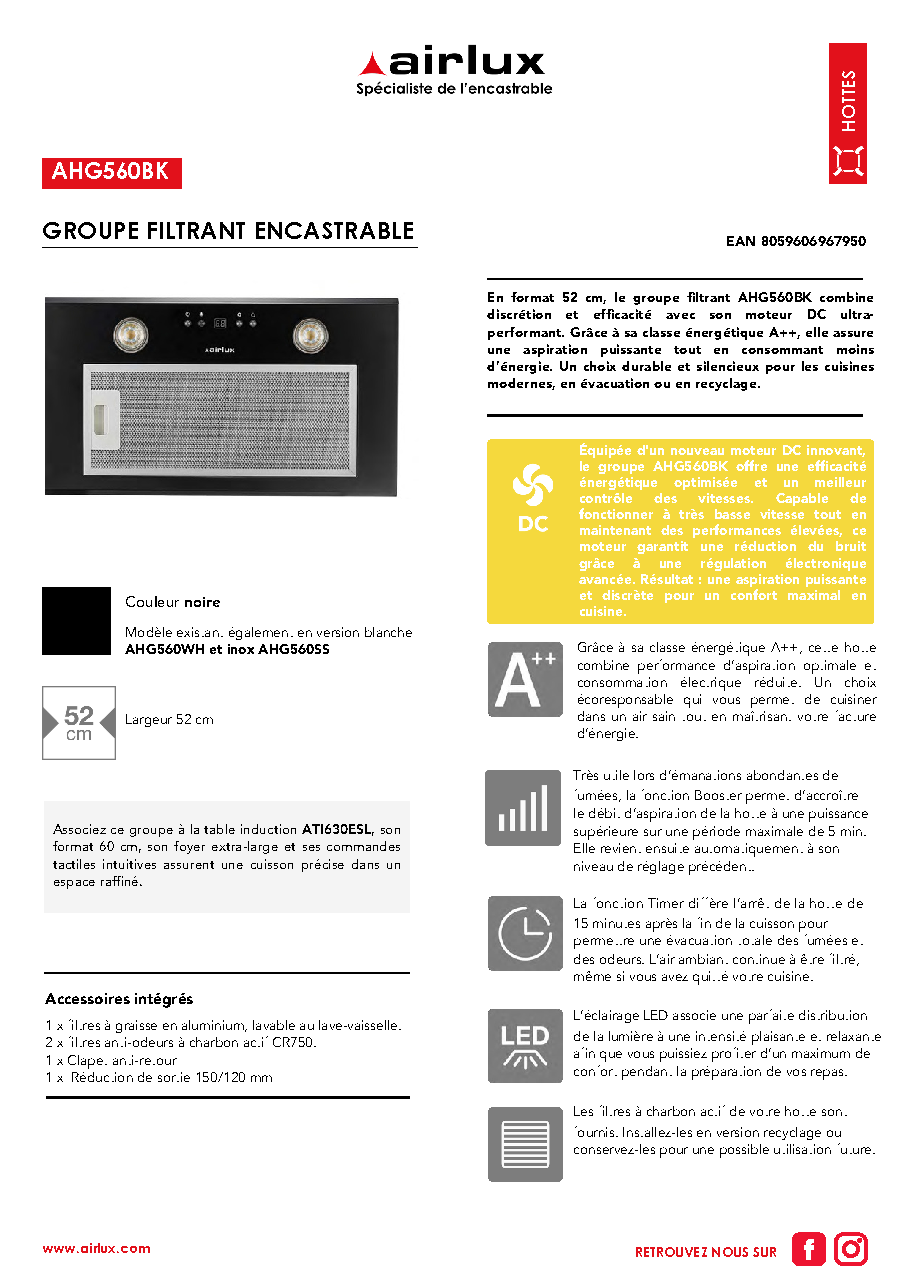 Fiche technique fournisseur