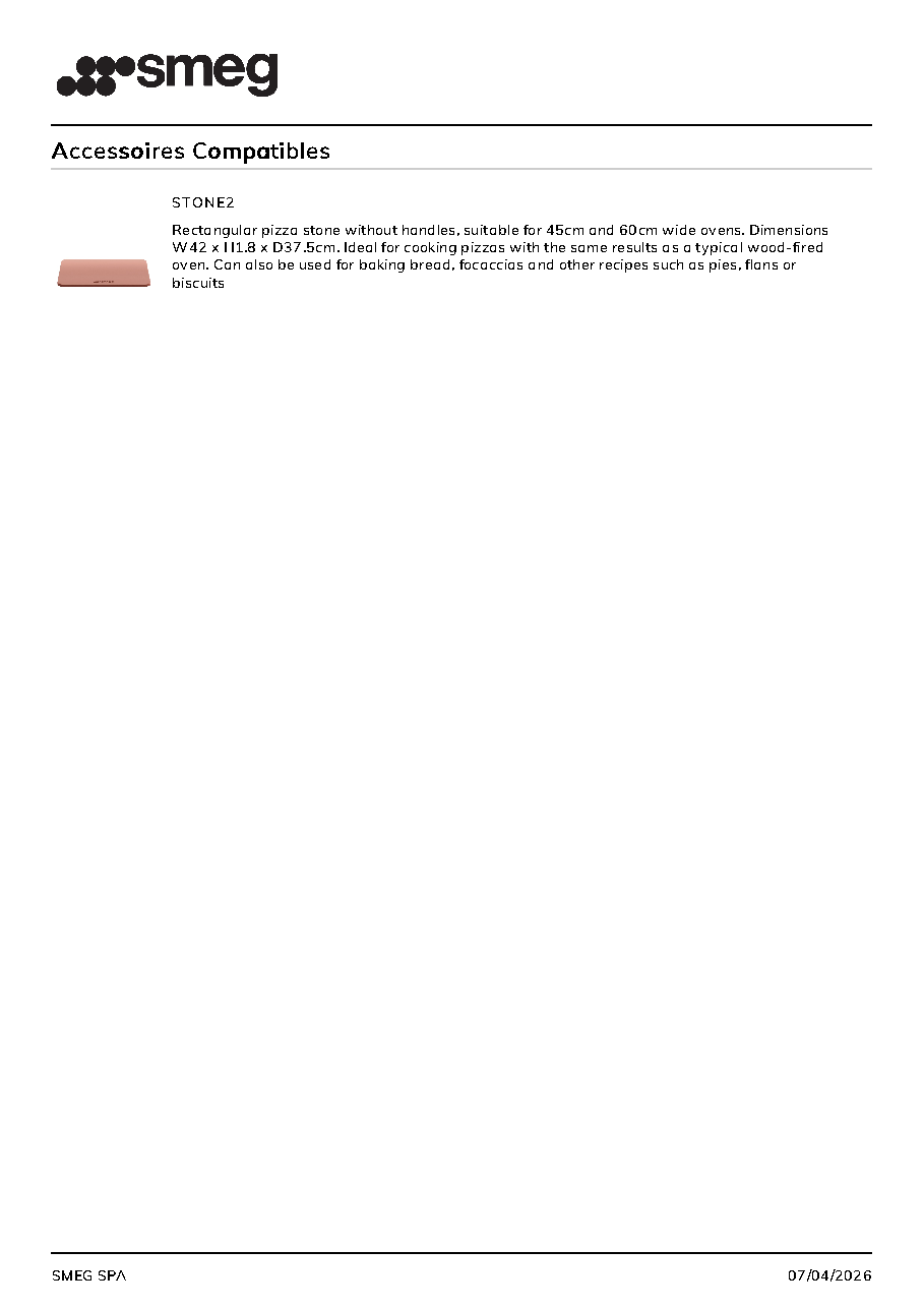 Fiche technique fournisseur
