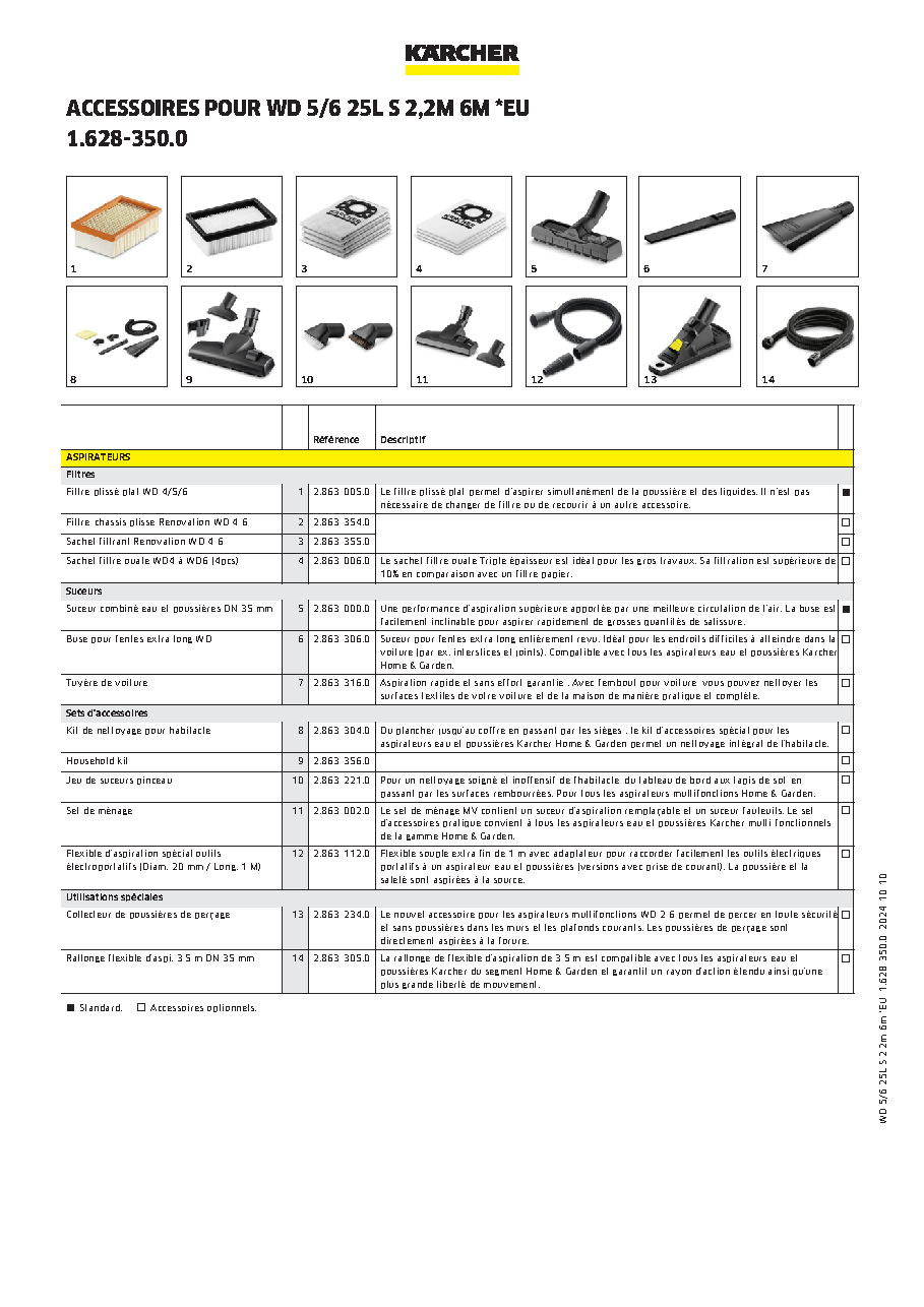 Fiche technique fournisseur