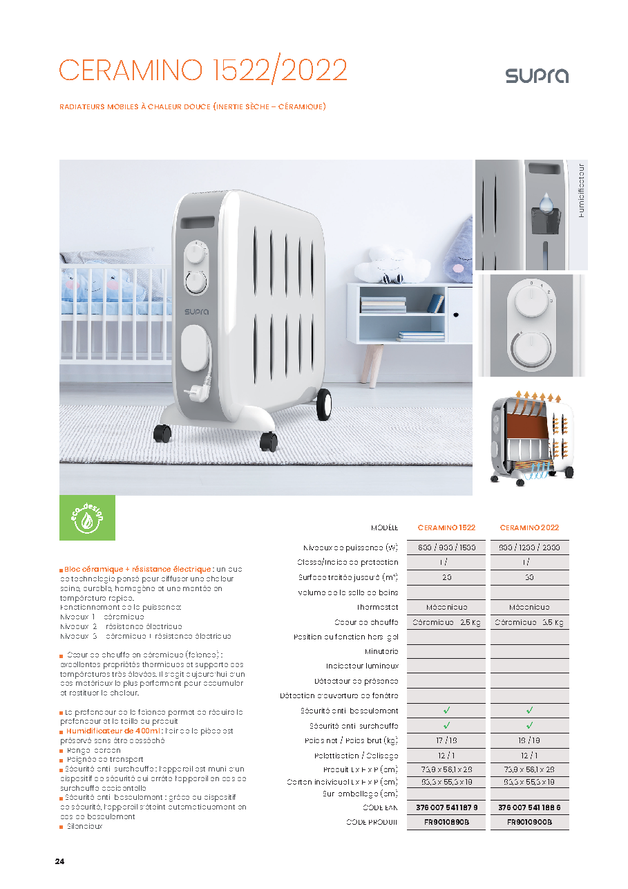Fiche technique fournisseur