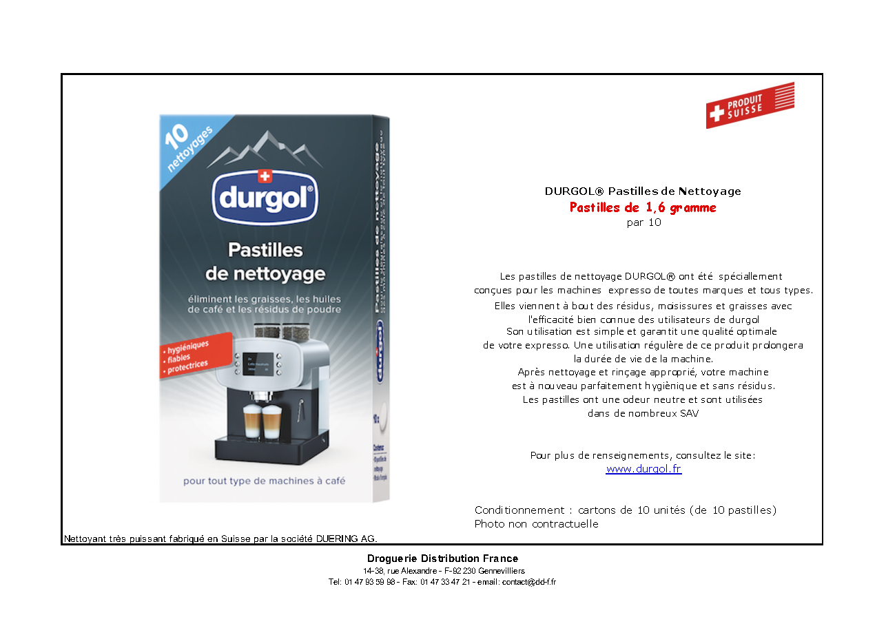 Fiche technique fournisseur
