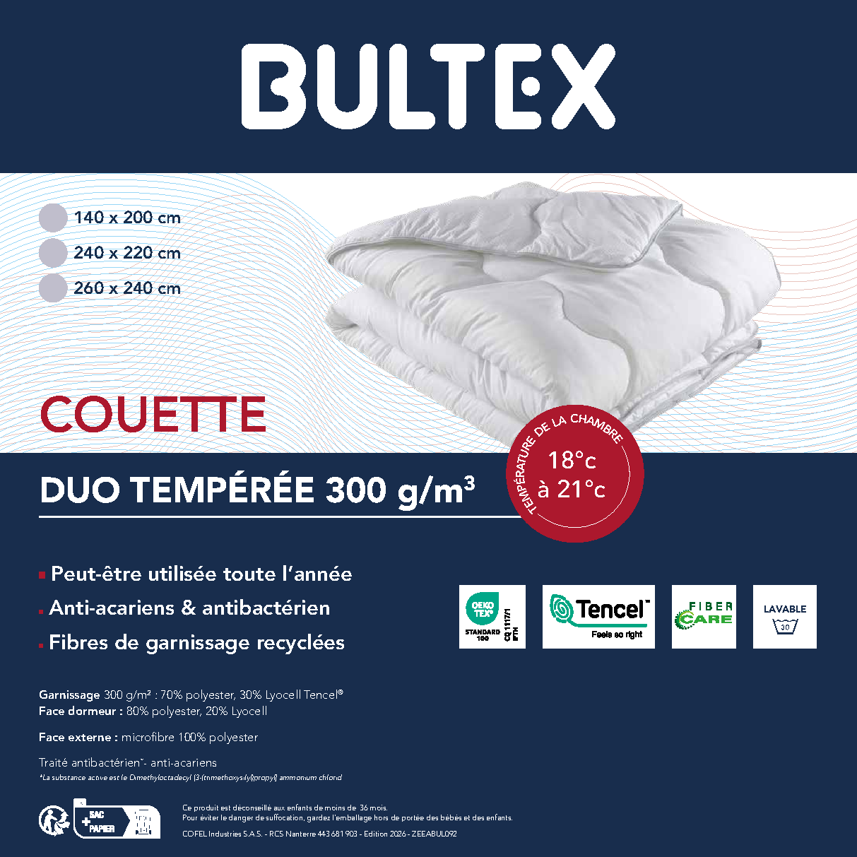 Fiche technique fournisseur