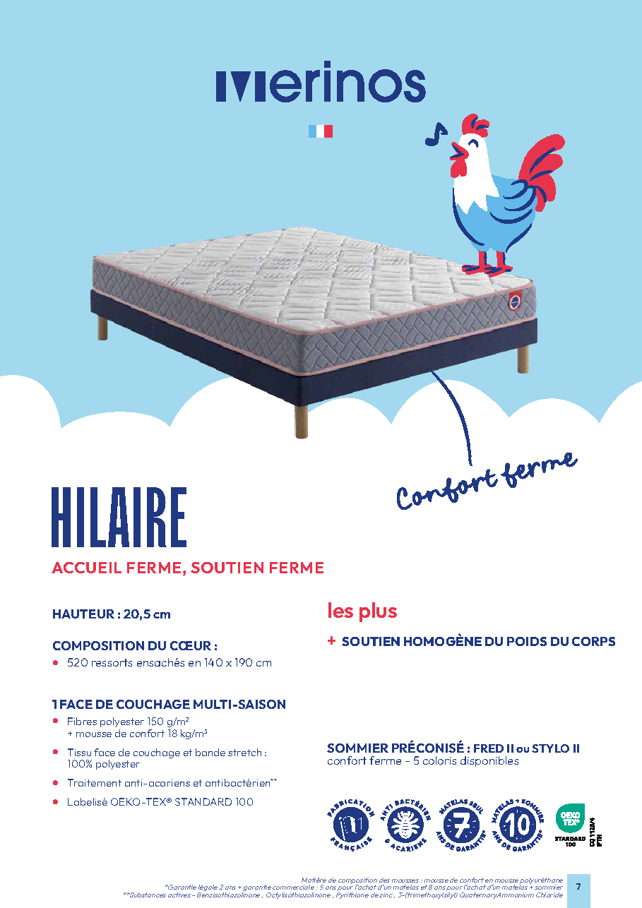 Fiche technique fournisseur