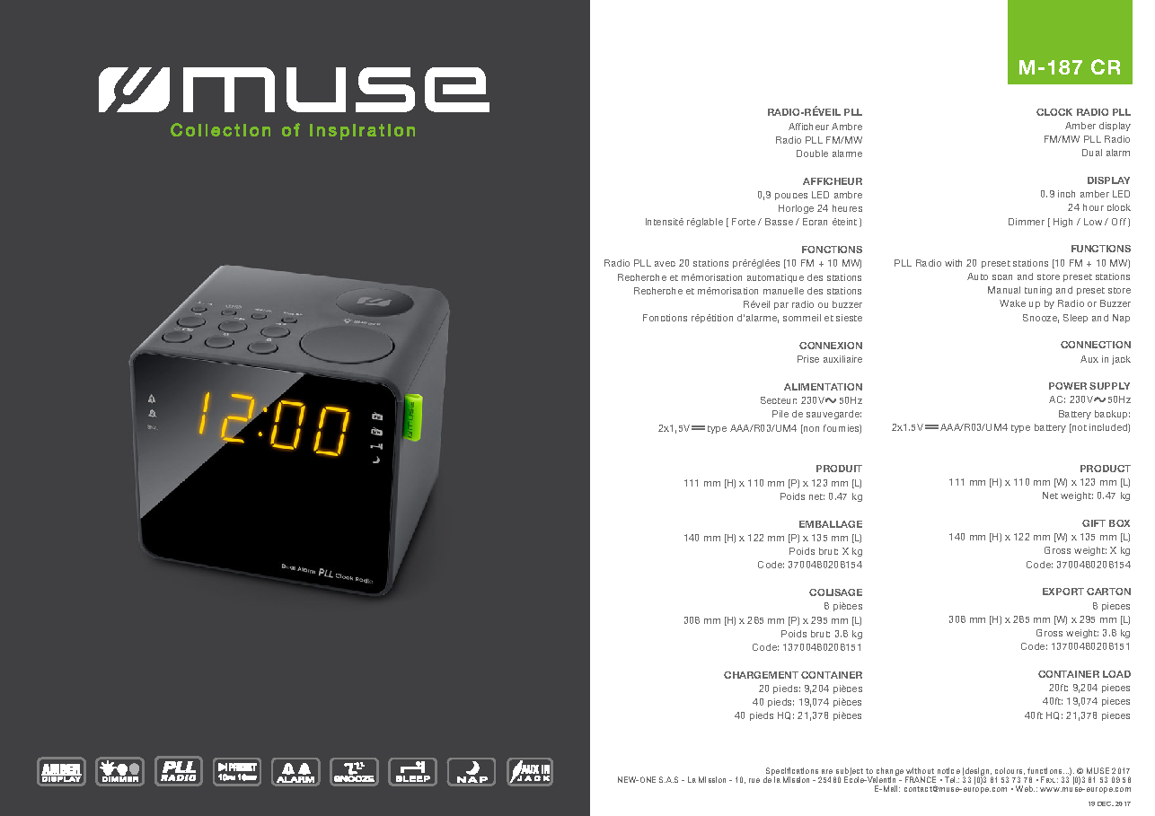 Fiche technique fournisseur