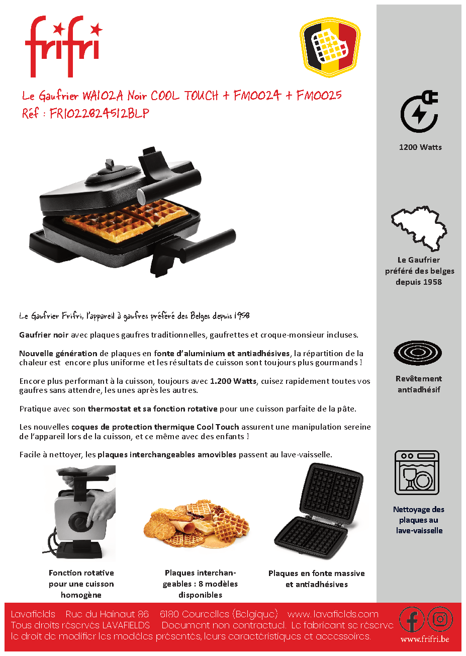 Fiche technique fournisseur