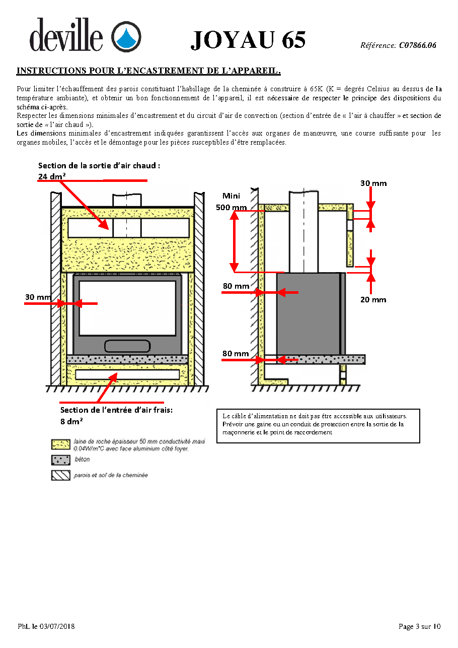 Fiche technique fournisseur