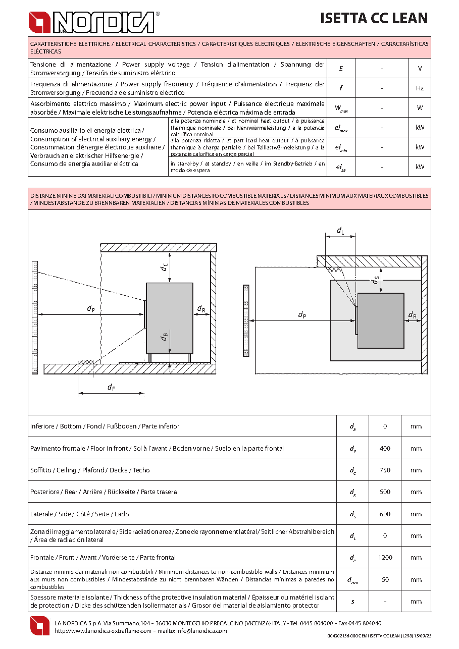 Fiche technique fournisseur