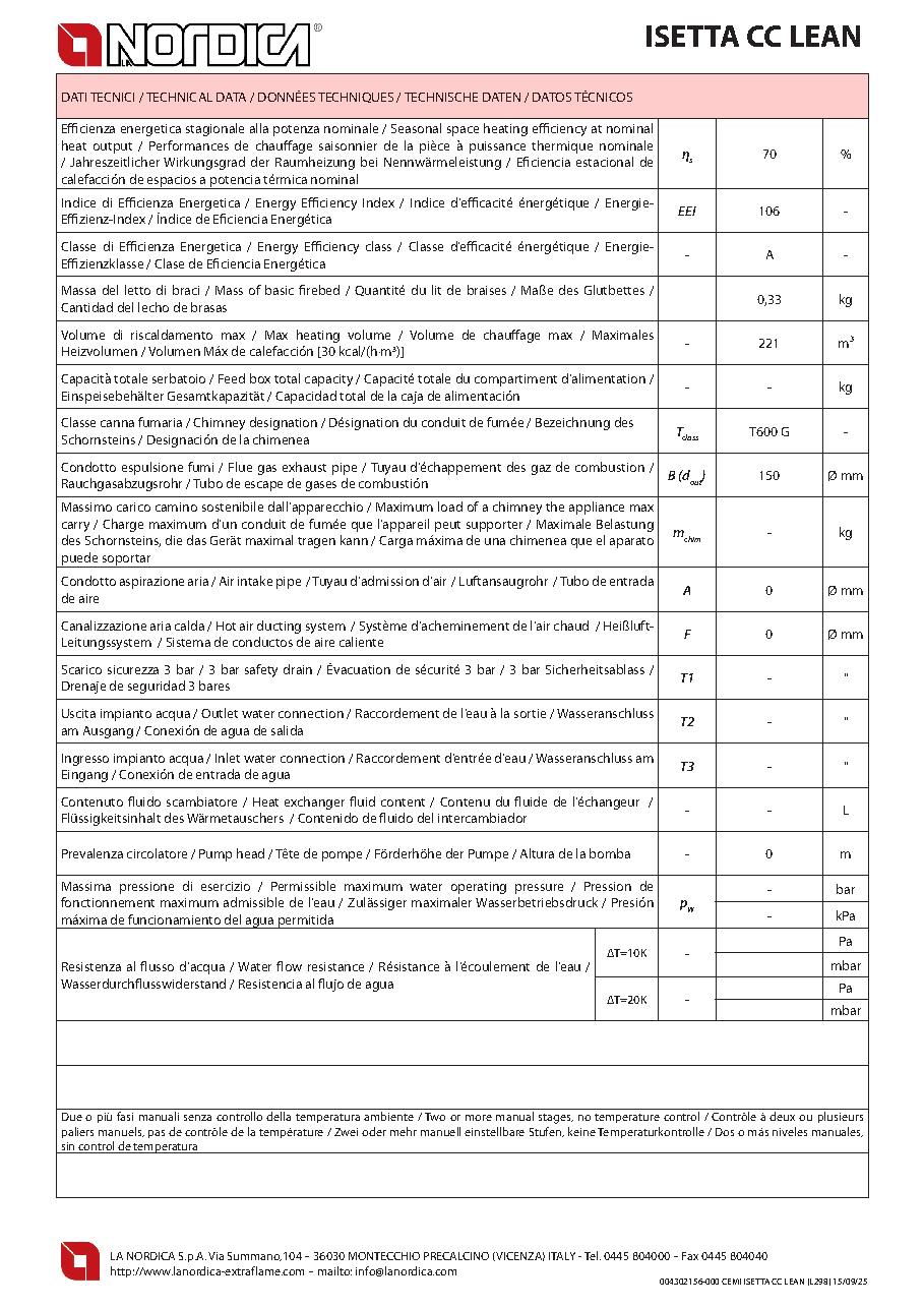 Fiche technique fournisseur