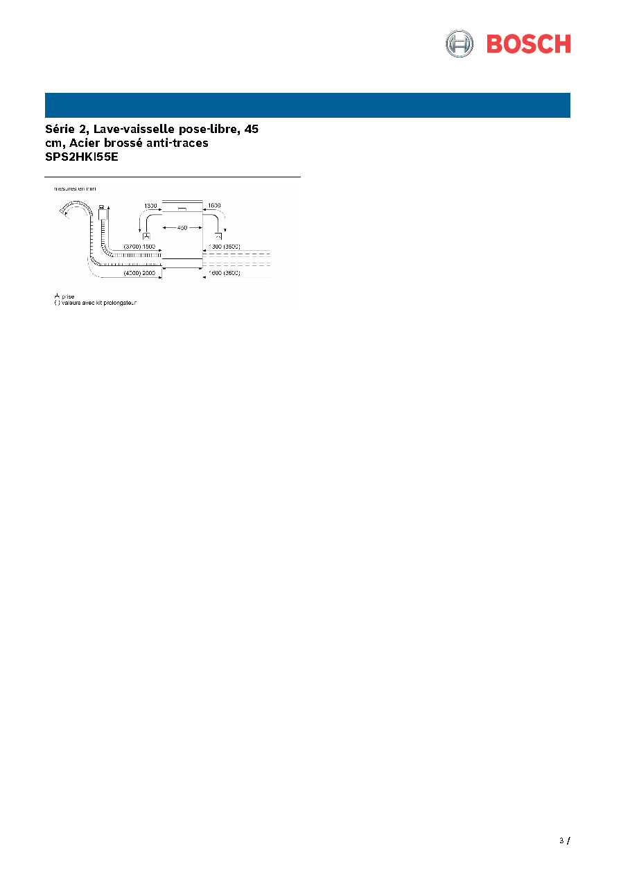 Fiche technique fournisseur