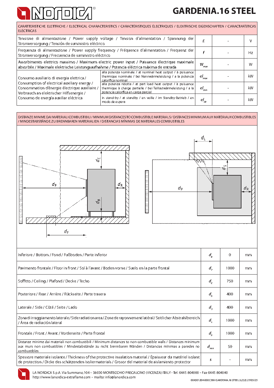Fiche technique fournisseur
