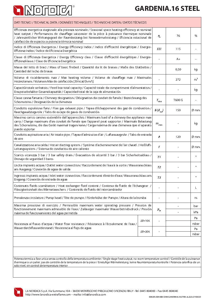 Fiche technique fournisseur