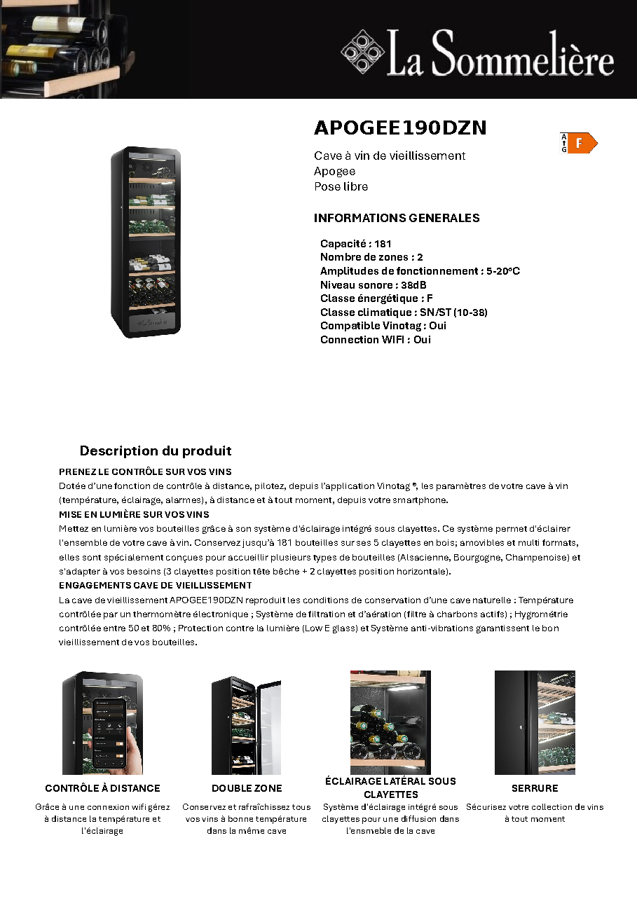 Fiche technique fournisseur