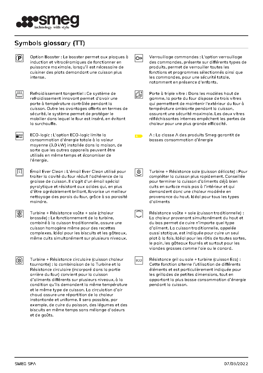 Fiche technique fournisseur