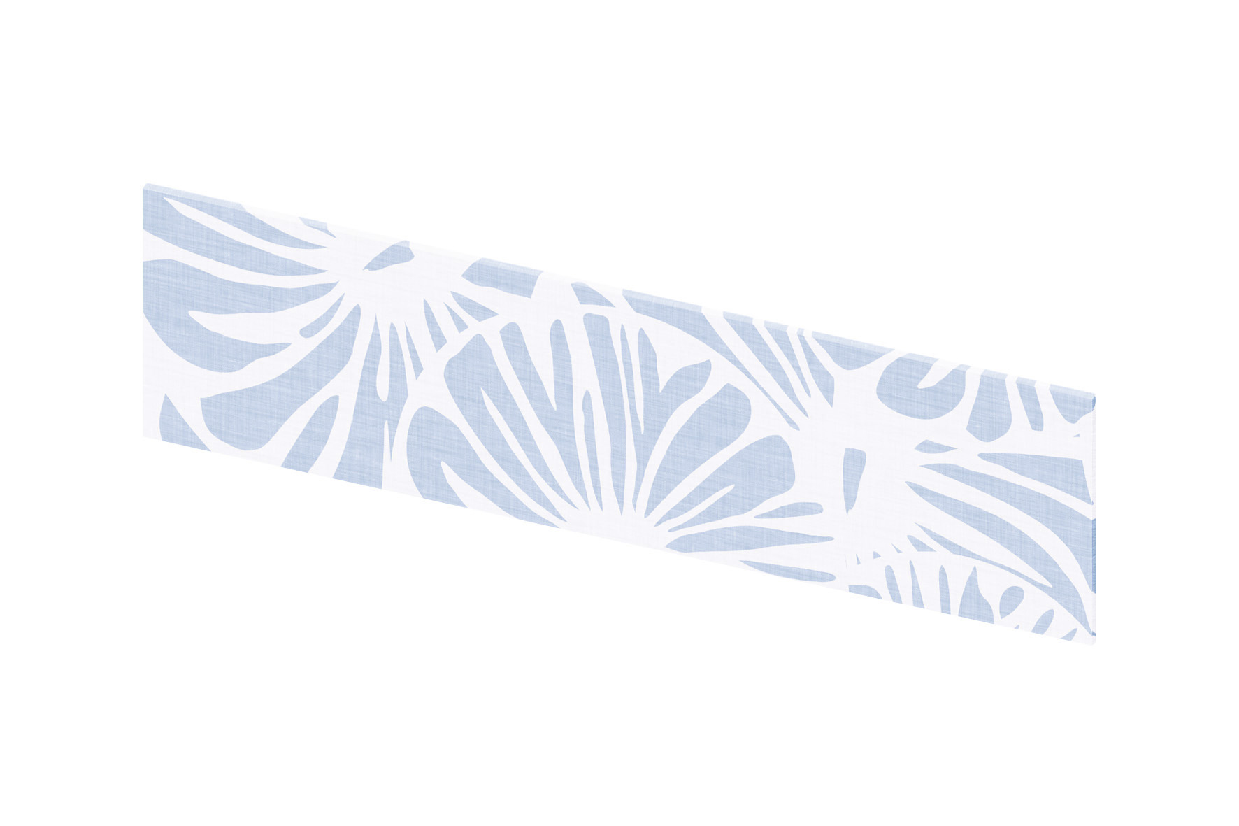 Faïence tissé bleu rosace