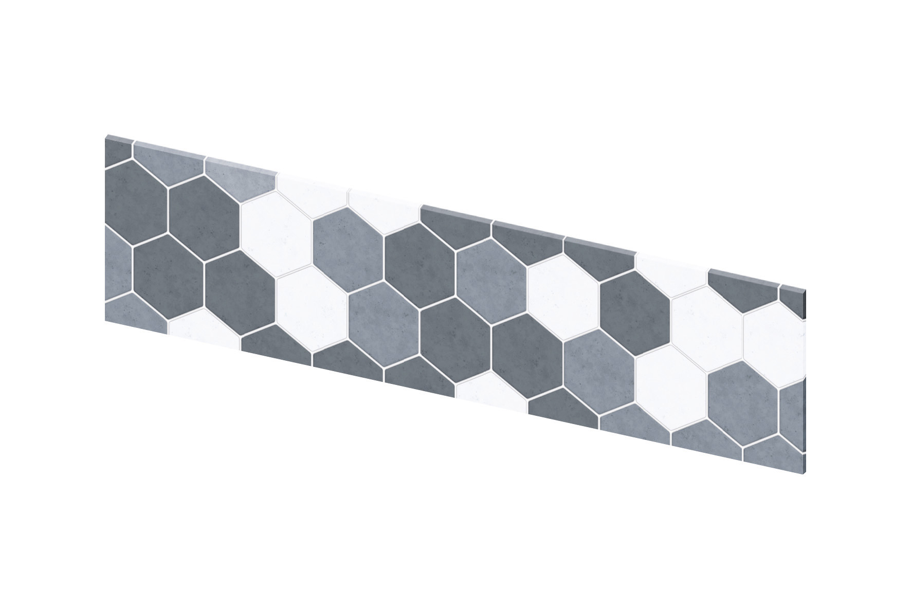 Tomette camaïeu gris