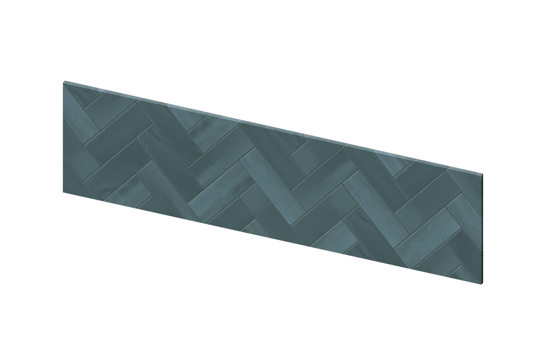 Zellige lagon chevrons